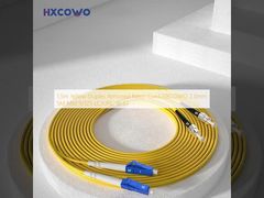 1.5m Yellow Duplex Armored Patch Cord HXCOWO 2.0mm SM MM 9/125 LC/UPC To ST