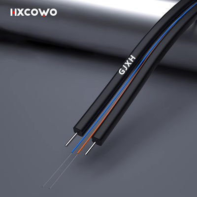 खरीदें Telecom Communication Indoor Fiber Cable 1 2 4 Core GJXH G657A2 6 Core Wire Cable ऑनलाइन निर्माण