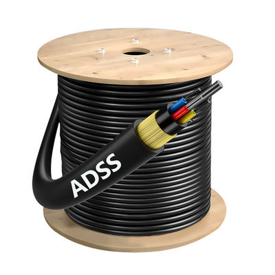 खरीदें Dielectric ADSS Fiber Optic Cable G652D G657A1 G657A2 Outdoor Aerial Fiber Optic Cable ऑनलाइन निर्माण