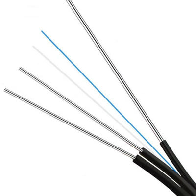खरीदें 12 Core SM G655 Fiber Optic Cable GJYXCH Drop LSZH Telecom Comunication PE Jacket PVC ऑनलाइन निर्माण