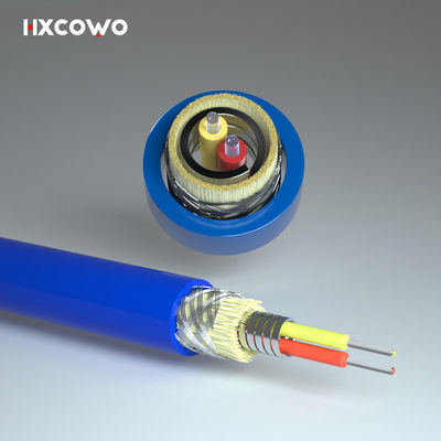 खरीदें LSZH TPU Flexible Spiral Steel Armored Fiber Optical Cable For Dustproof Function ऑनलाइन निर्माण