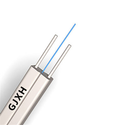 खरीदें HXCOWO GJXFH GJXH SM ड्रॉप फाइबर केबल स्टील वायर या FRP FTTH केबल के साथ ऑनलाइन निर्माण
