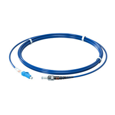 खरीदें SM LC/UPC to ST/UPC Simplex Armored Fiber Optic Patch Cord Easy and Quick Installation ऑनलाइन निर्माण