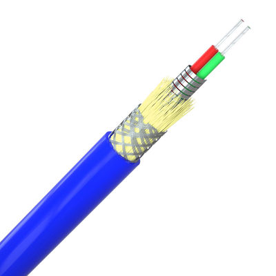 खरीदें 50/125 Flexible Spiral Steel Single Mode Armored Fiber Cable 2-288 Core ऑनलाइन निर्माण
