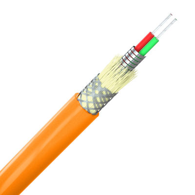 खरीदें Bundled Spiral Indoor Outdoor Armored Fiber Customized Tactical Multimode Fiber ऑनलाइन निर्माण