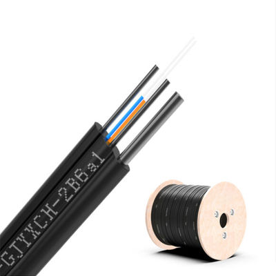 खरीदें Number of Conductors ≥ 10 FTTH 2 Core Fiber Optic Drop Cable 1km GJYXCH with Custom Length ऑनलाइन निर्माण