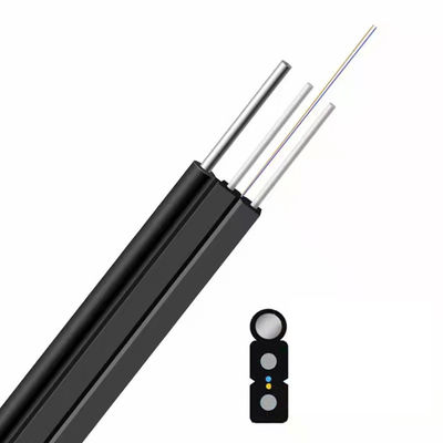 खरीदें 1F Customized Color Figure 8 Self-supporting Bow-type GJYXCH FTTH Flat Drop Outdoor Fiber Optic Cable ऑनलाइन निर्माण