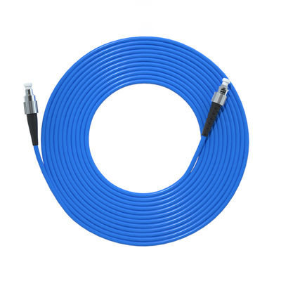 खरीदें 3M FC ST Simplex Single Mode Armored Fiber Optic Cable with Customized Lengths and 2 ऑनलाइन निर्माण