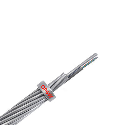खरीदें 40- 70C HXCOWO Earth Wire Anti Lighting OPGW Fiber Optic Cable 2-288 Cores ऑनलाइन निर्माण