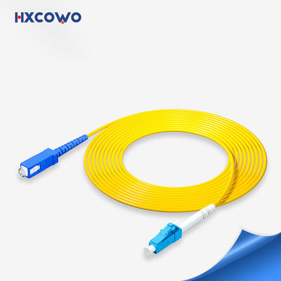 खरीदें SM Yellow Jacket Armored Fiber Patch Cord HXCOWO SC/UPC-LC/UPC ऑनलाइन निर्माण
