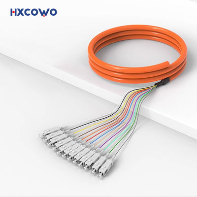 खरीदें Orange Telecommunication Fiber Optic Pigtail SC APC OM1 OM2 OM3 FTTH CATV ऑनलाइन निर्माण