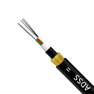 खरीदें Overhead ADSS Aerial Fiber Optic Cable Single / Double Jacket Leather ऑनलाइन निर्माण