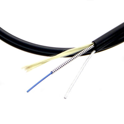 खरीदें G657A LSZH Aerial Figure 8 Drop Indoor Outdoor Armored Fiber 2-4 Core ऑनलाइन निर्माण