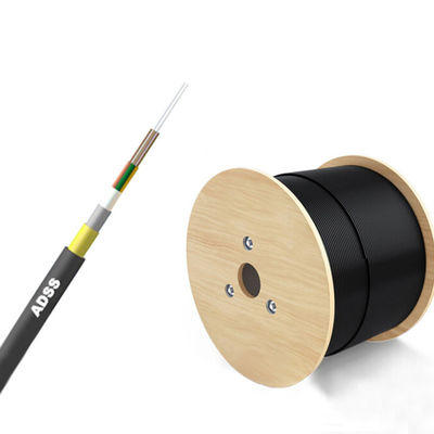 खरीदें Black ADSS Fiber Optic Cable Multi Mode For High Speed Data Transmission ऑनलाइन निर्माण
