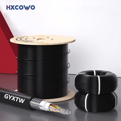 खरीदें स्थिर नेटवर्क डेटा सिग्नल ट्रांसमिशन के लिए HXCOWO GYXTW आउटडोर बख्तरबंद फाइबर केबल ऑनलाइन निर्माण