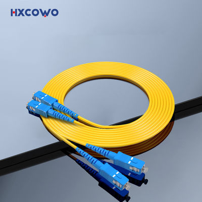 खरीदें 2 Core SC/UPC-SC/UPC Duplex Multi-Mode Single Mode 9/125 2.0mm 0.5M Fiber Optic Cable Patch ऑनलाइन निर्माण