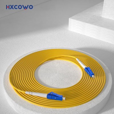 खरीदें HXCOWO FTTH Simplex Fiber LC APC UPC G652D/G657A1 SM Jumper Armored Fiber Optic Cable Patch ऑनलाइन निर्माण