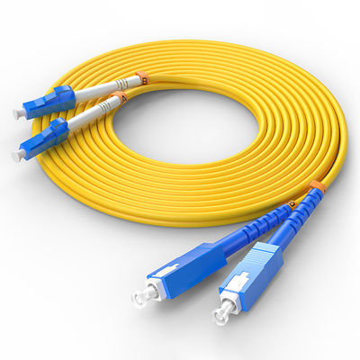 खरीदें FTTH FTTxFTTB Network LC-SC Multimode Duplex Fiber Optic Cable with Customized Colors ऑनलाइन निर्माण