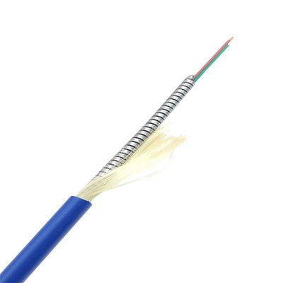 खरीदें Stainless Steel OM3 OM4 Armored Fiber 6 Core G652D PVC LSZH ऑनलाइन निर्माण
