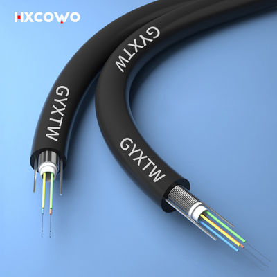खरीदें GYXTW Armoured Fiber Optic Cable HXCOWO Singlemode Self Supporting ऑनलाइन निर्माण