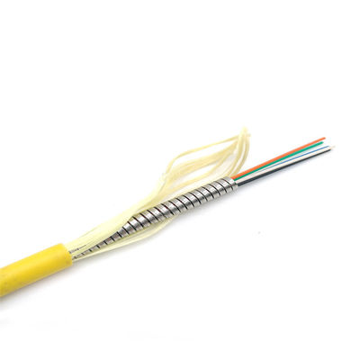 खरीदें 6C G657A2 LSZH PE PVC Anti Rodent Armoured Fiber Cable With 6 Conductors ऑनलाइन निर्माण