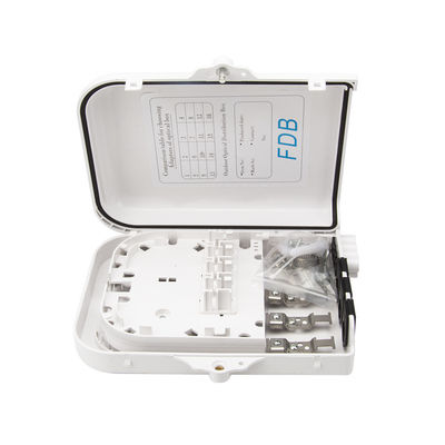 खरीदें Black White OEM Fiber Optic Distribution Box FTTX 8 Core With 1 8 PLC Splitter ऑनलाइन निर्माण