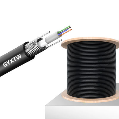 खरीदें 24 Core Single Mode Outdoor GYXTW Armoured Fiber Optic Cable for Telecom Comunication ऑनलाइन निर्माण