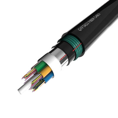 खरीदें Direct Burial Stranded Loose Tube Fiber Optic Cable with Double Armored Protection ऑनलाइन निर्माण