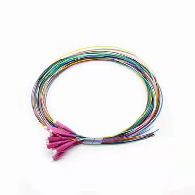 खरीदें 12 Cores LC UPC Fiber Optic Pigtail Multimode G657A1 FTTH Pigtail For Network Connections ऑनलाइन निर्माण