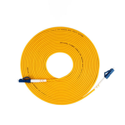 खरीदें Indoor SM G652D G657A1 G657A2 Simplex 3.0mm LC UPC Fiber Optic Cable Patch for FTTxFTTB ऑनलाइन निर्माण