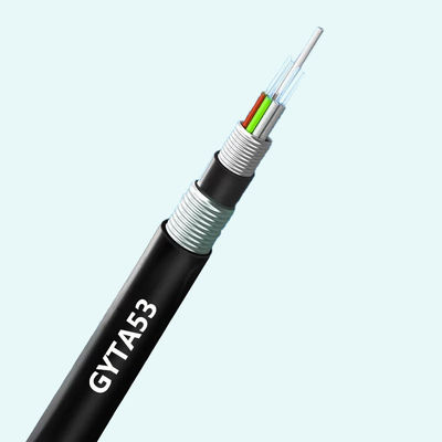 खरीदें Armoured GYTA53 Fiber Optic Cable for Speed Data Transfer in Extreme Environments ऑनलाइन निर्माण