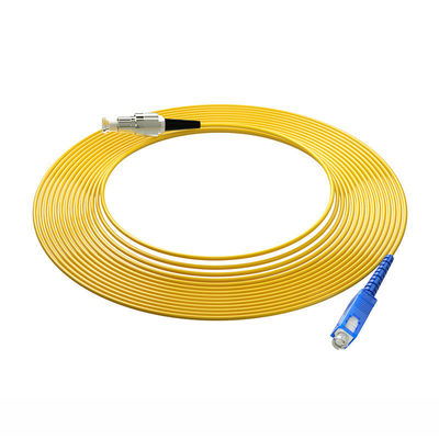 खरीदें HXCOWO OM3 SC FC LC ST 850nm/1310nm/1550nm Simplex Multi Mode Fiber Optic Cable Patch ऑनलाइन निर्माण