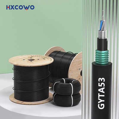 खरीदें Double Jacket Direct Burial Fiber Cable GYTA53 Outdoor Fiber Optic Cable ऑनलाइन निर्माण