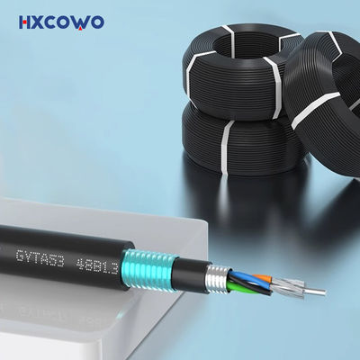 खरीदें Armored Direct Burial Fiber Optic Cable OEM ODM Armoured Outdoor Cable ऑनलाइन निर्माण