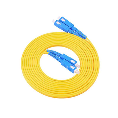 खरीदें PVC LSZH HXCOWO FTTH 1.6mm 2mm 3mm Duplex SC UPC Jumper 1.5m 3.5m Armored Fiber Optic Cable Patch ऑनलाइन निर्माण
