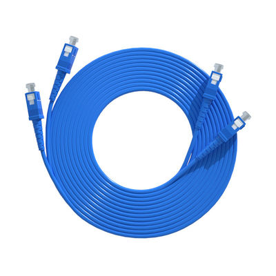 खरीदें HXCOWO 2 SC-SC UPC Duplex Armored Fiber Optic Cable Patch for Communication Equipment ऑनलाइन निर्माण