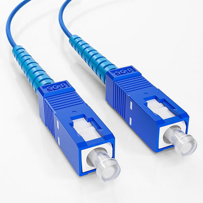 खरीदें Blue SC SM 2.0 MM 3.0 MM 1M 2M 5M 10M Armored Fiber Patch Cord For FTTN Network ऑनलाइन निर्माण