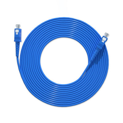 खरीदें HXCOWO Single Mode Simplex SC UPC Fiber Jumper Spiral Armored Fiber Optic Cable Patch ऑनलाइन निर्माण