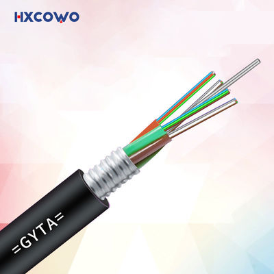 खरीदें Customized Color GYTA Armored Fiber Optic Cable for Stranded Loose Tube Communication ऑनलाइन निर्माण