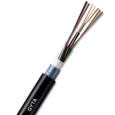 खरीदें 2-288 Cores Outdoor Armoured Single Mode Fiber Optic Cable For Aerial Or Duct ऑनलाइन निर्माण