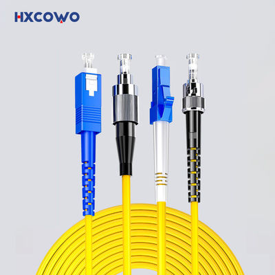 खरीदें HXCOWO SC LC FC ST MTRJ APC/UPC Connectors Indoor Armored Fiber Optical Patch Cord 1 ऑनलाइन निर्माण