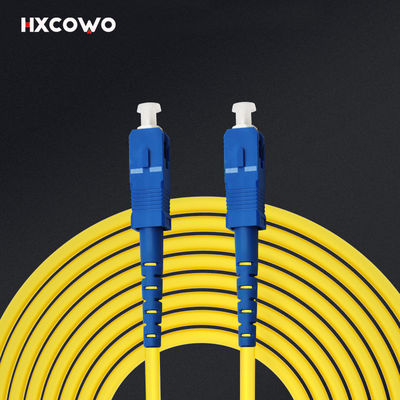 खरीदें FTTH Armored Fiber Optic Patch Cable G652D G657A1 G657A2 HXCOWO SC SC UPC APC ऑनलाइन निर्माण