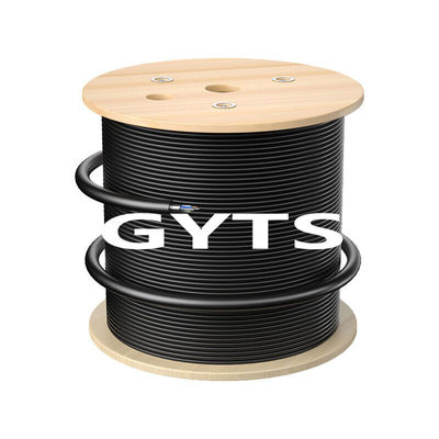 खरीदें GYTS GYTA 12 24 48 96 Core Fiber Optic Cable Black Outdoor Armored Cable ऑनलाइन निर्माण