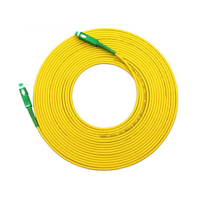 खरीदें HXCOWO SM G652D 2.0mm PVC Simplex Fiber Patch Cord in Custom Length with SC/APC Connector ऑनलाइन निर्माण