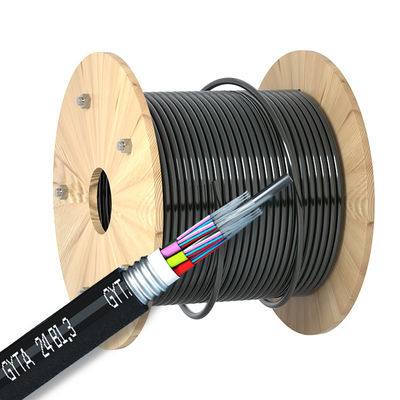 खरीदें Customized Outdoor Armored Fiber Optic Cable Single Mode PVC LSZH LSOH PE HDPE Jacket ऑनलाइन निर्माण