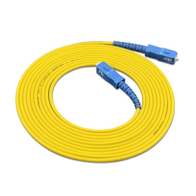 खरीदें Custom Length Fiber optic patch cord Simplex SC SC UPC/APC G652D 9/125 SM Optical Fiber ऑनलाइन निर्माण