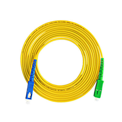 खरीदें 2.0mm 3.0mm Single Mode Fiber Patch Cord SC SC APC UPC Fiber Jumper ऑनलाइन निर्माण