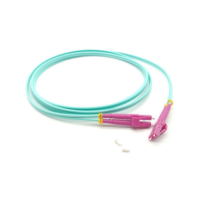 खरीदें OEM 3.0mm LC/UPC-LC/UPC Multimode Fiber Optic Patch Cord For Speed Data Transmission ऑनलाइन निर्माण
