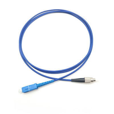 खरीदें Blue SS Single Mode Fiber Patch Cord G625D Pre Terminated Fiber Cable ऑनलाइन निर्माण