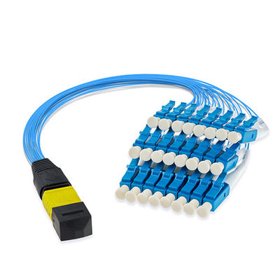 खरीदें Networking Solution 72 Fibers OM4 50/125 Multimode MPO Trunk Cable with Custom Length ऑनलाइन निर्माण